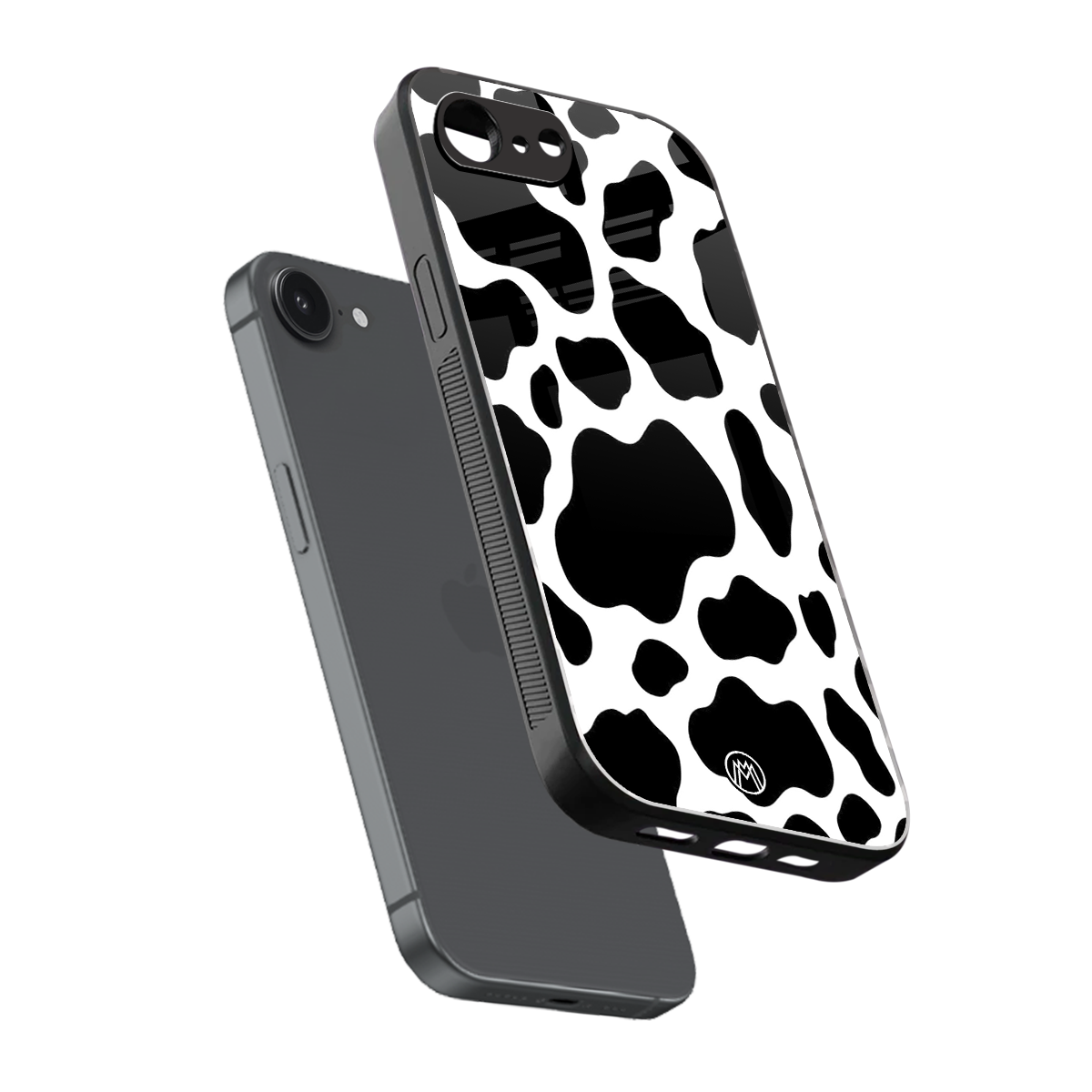 cow fur back phone cover | glass case for iphone 16e