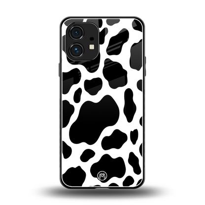 cow fur back phone cover | glass case for nothing phone 1