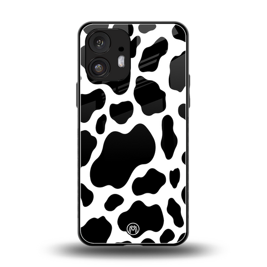 cow fur back phone cover | glass case for nothing phone 2