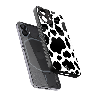 cow fur back phone cover | glass case for nothing phone 2