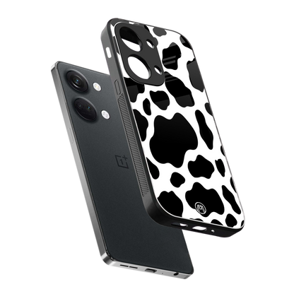 cow fur back phone cover | glass case for oneplus nord 3