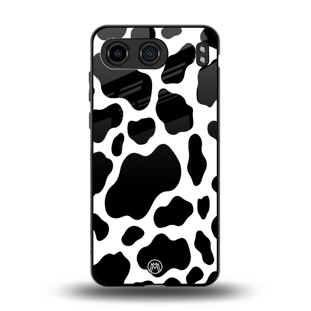 cow fur back phone cover | glass case for oneplus nord 4