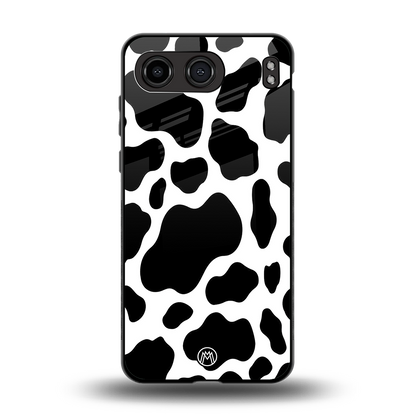 cow fur back phone cover | glass case for oneplus nord 4