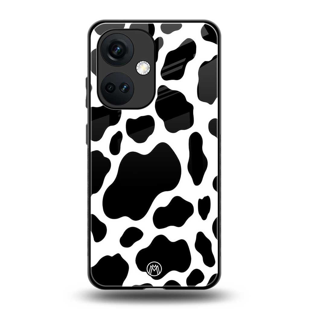 cow fur back phone cover | glass case for oneplus nord ce 3