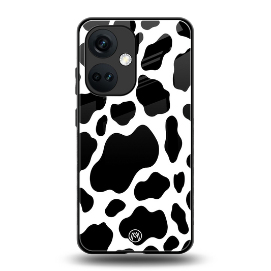cow fur back phone cover | glass case for oneplus nord ce 3