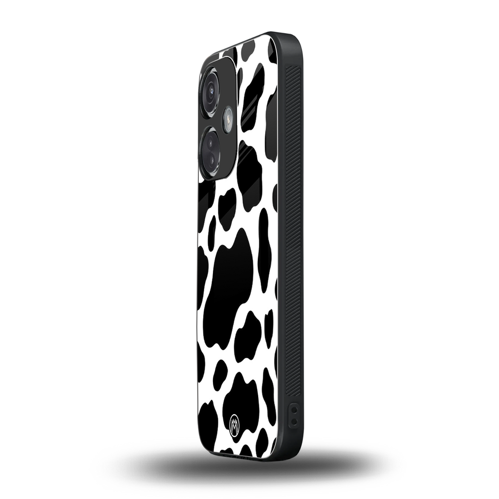 cow fur back phone cover | glass case for oneplus nord ce 3