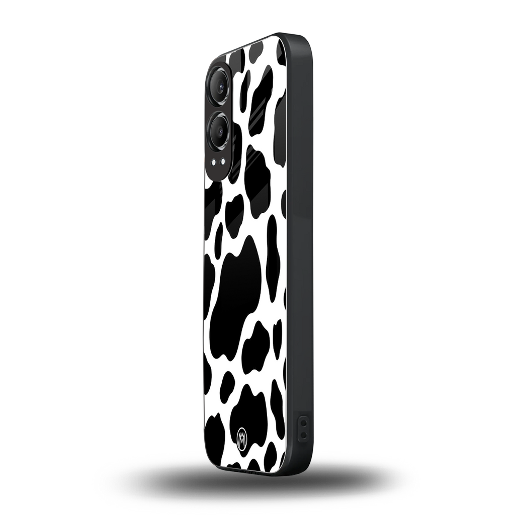 cow fur back phone cover | glass case for oneplus nord ce 4 lite