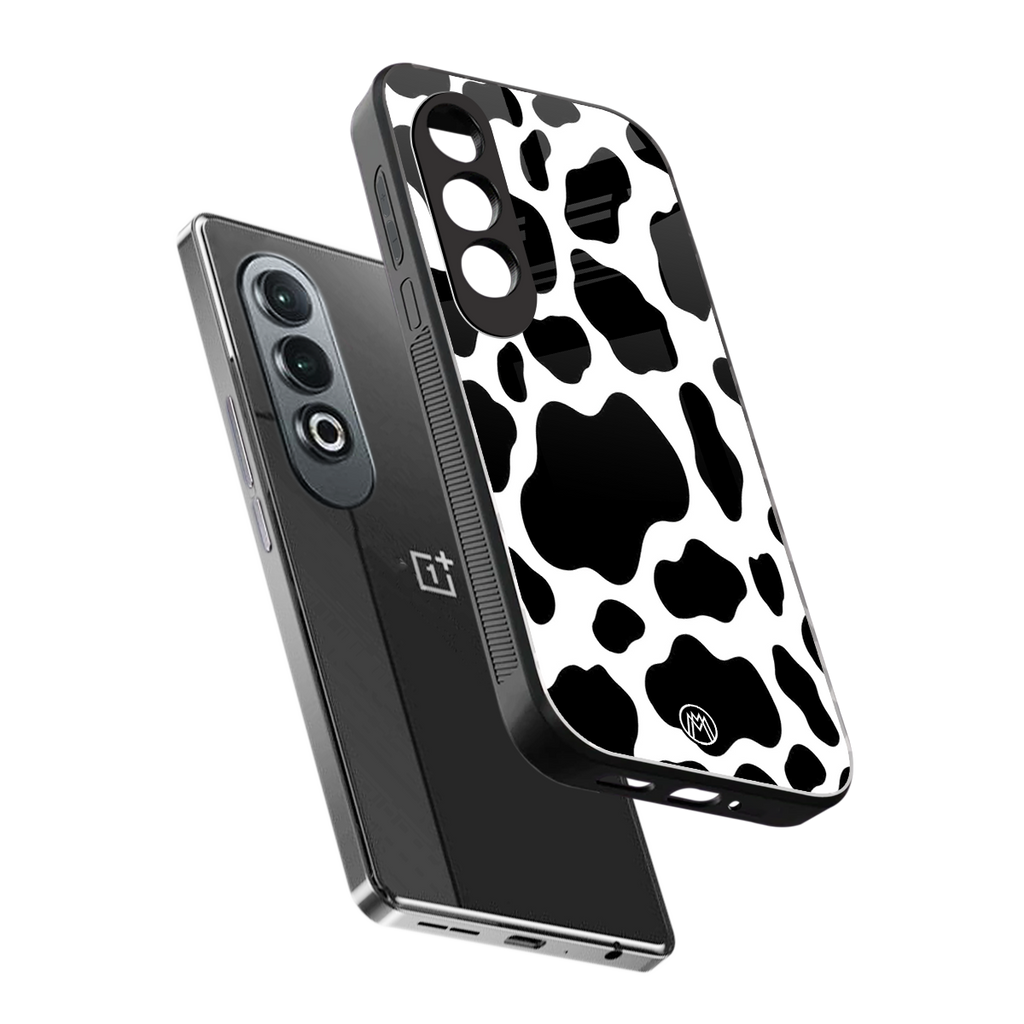 cow fur back phone cover | glass case for oneplus nord ce 4