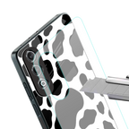 cow fur back phone cover | glass case for oneplus nord ce 4