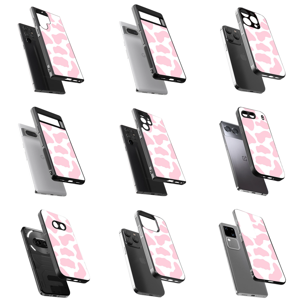 Durable Glass Back Mobile Case for iPhone, Samsung, OnePlus, Google Pixel, Redmi, Vivo, Oppo