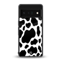cow fur back phone cover | glass case for google pixel 6 pro