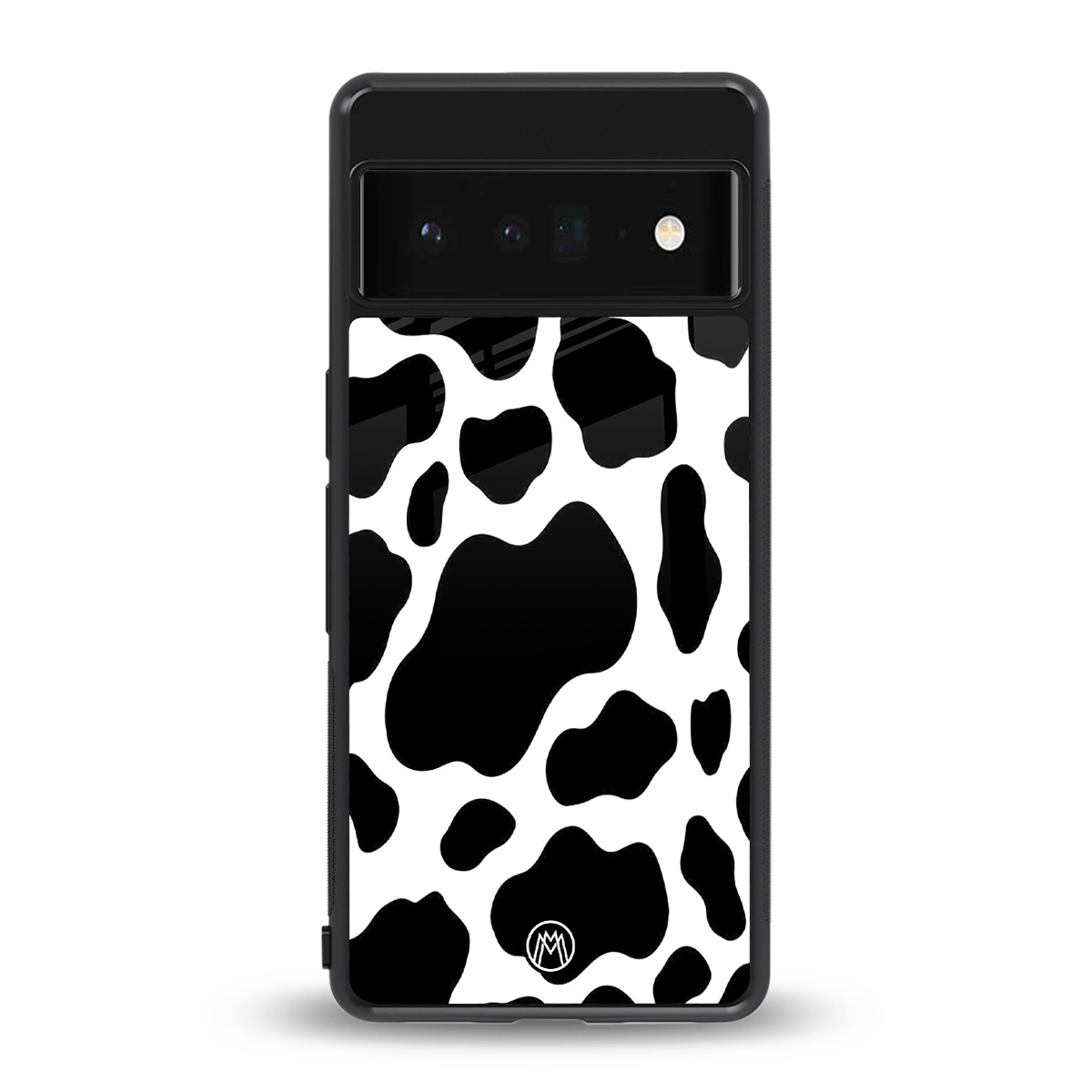 cow fur back phone cover | glass case for google pixel 6 pro