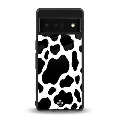cow fur back phone cover | glass case for google pixel 6 pro