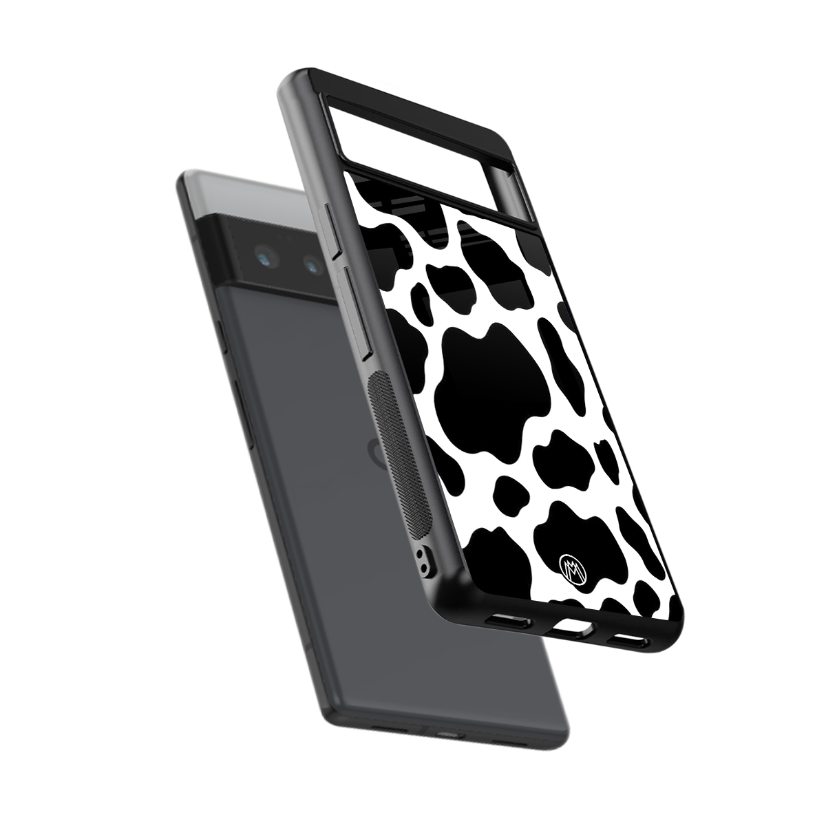 cow fur back phone cover | glass case for google pixel 6 pro