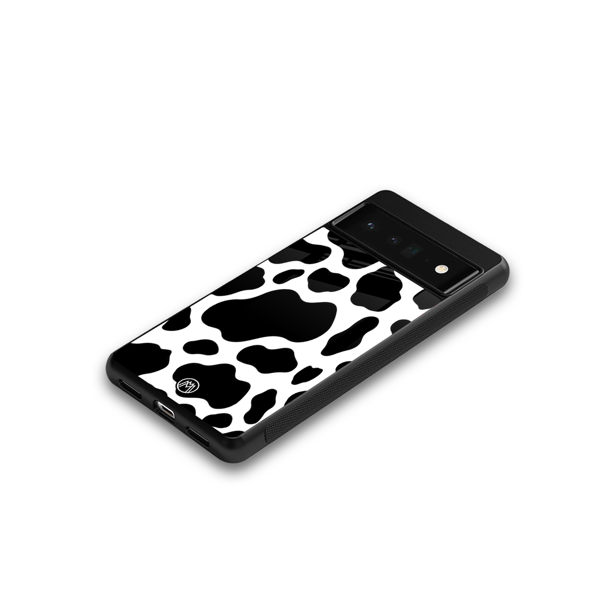 cow fur back phone cover | glass case for google pixel 6 pro