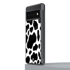 cow fur back phone cover | glass case for google pixel 6 pro