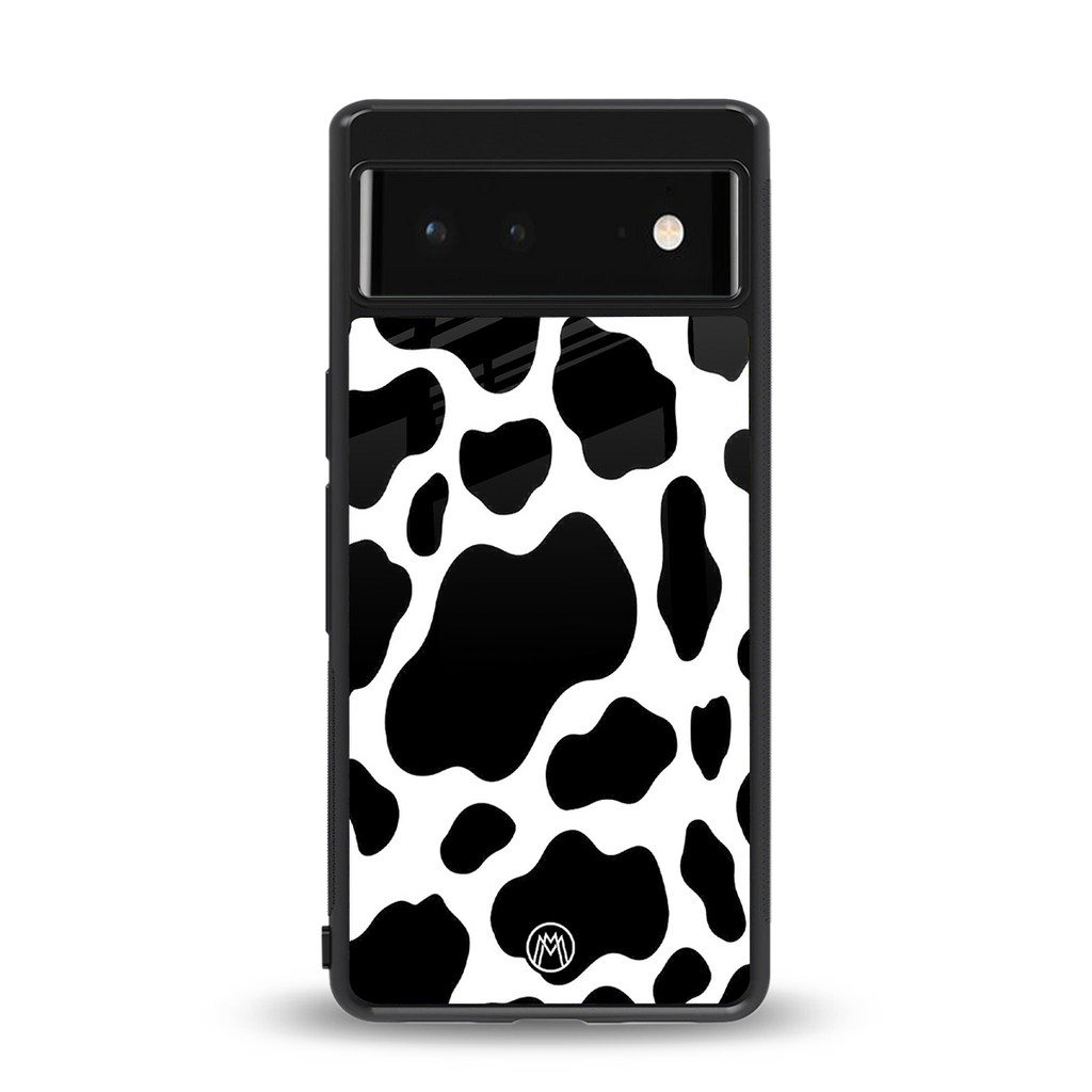 cow fur back phone cover | glass case for google pixel 6