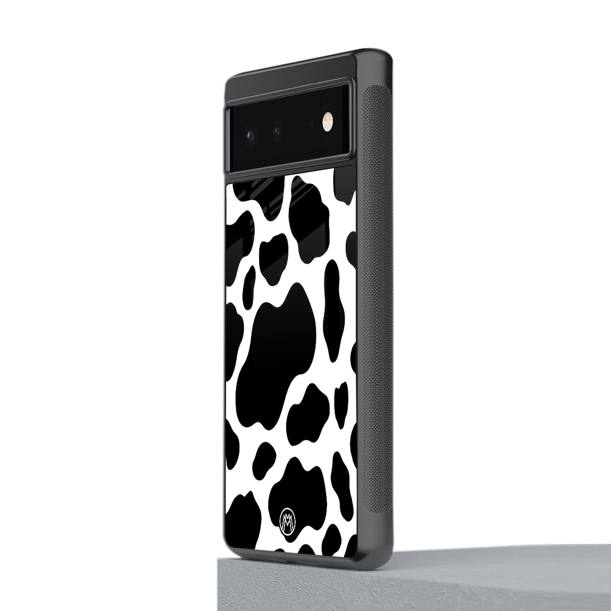 cow fur back phone cover | glass case for google pixel 6