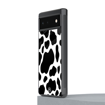 cow fur back phone cover | glass case for Google Pixel 6A