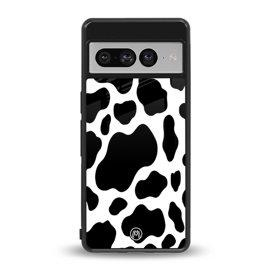 cow fur back phone cover | glass case for google pixel 7 pro