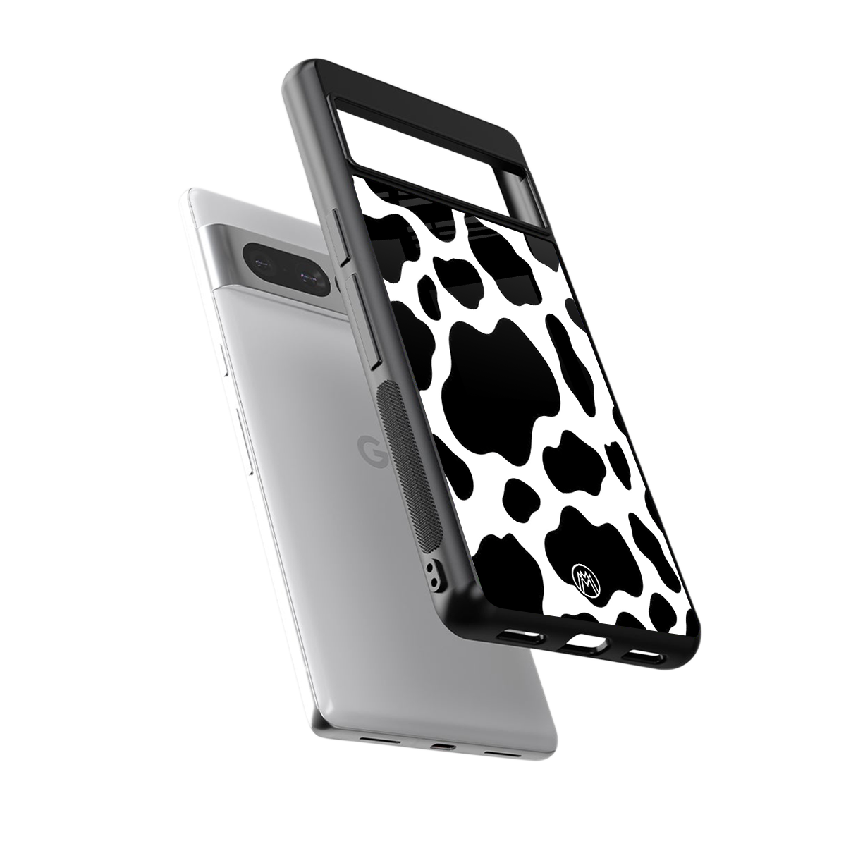 cow fur back phone cover | glass case for google pixel 7 pro