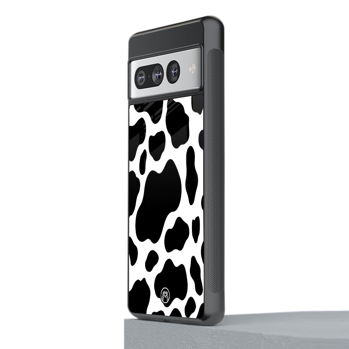 cow fur back phone cover | glass case for google pixel 7 pro