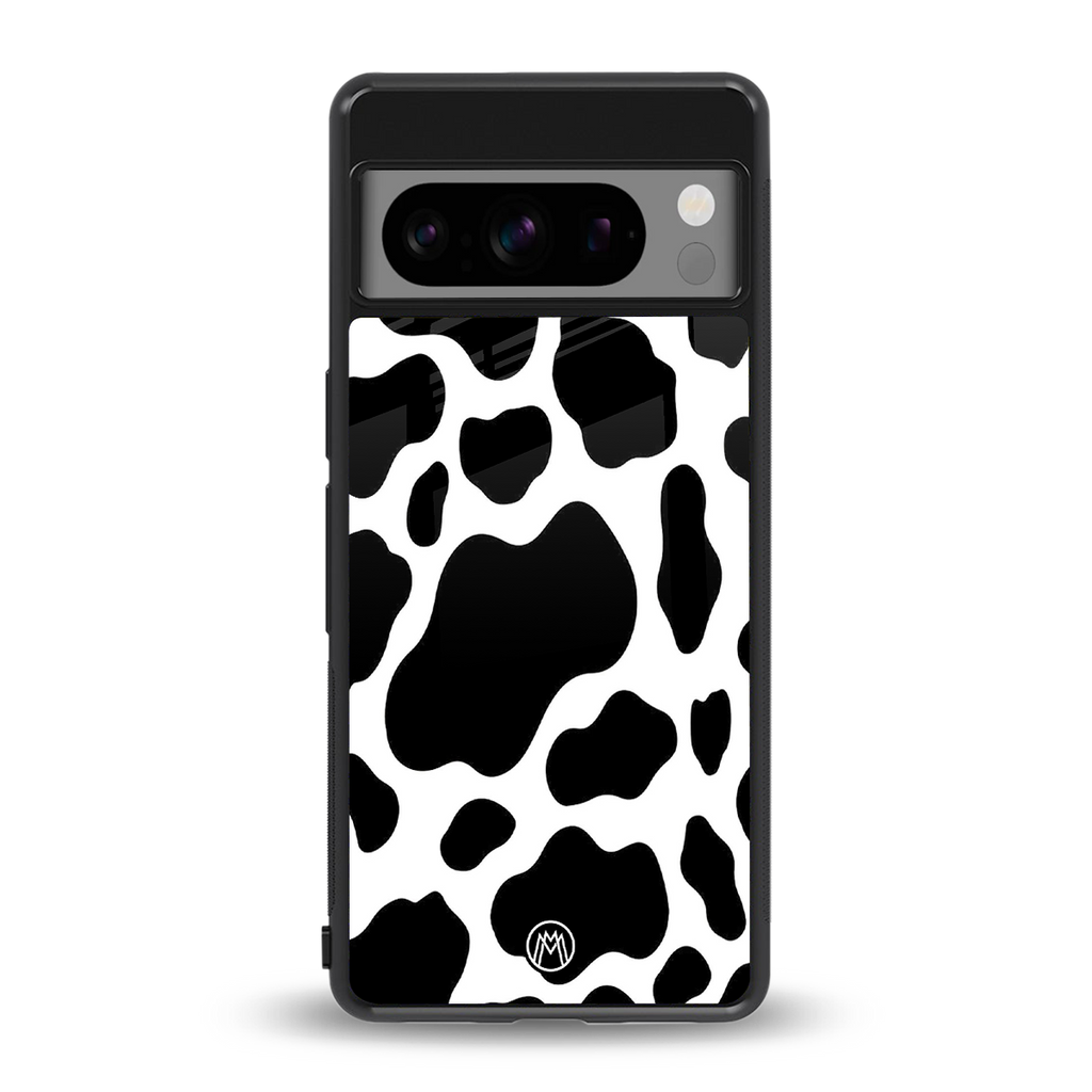 cow fur back phone cover | glass case for google pixel 8 pro