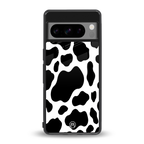 cow fur back phone cover | glass case for google pixel 8 pro