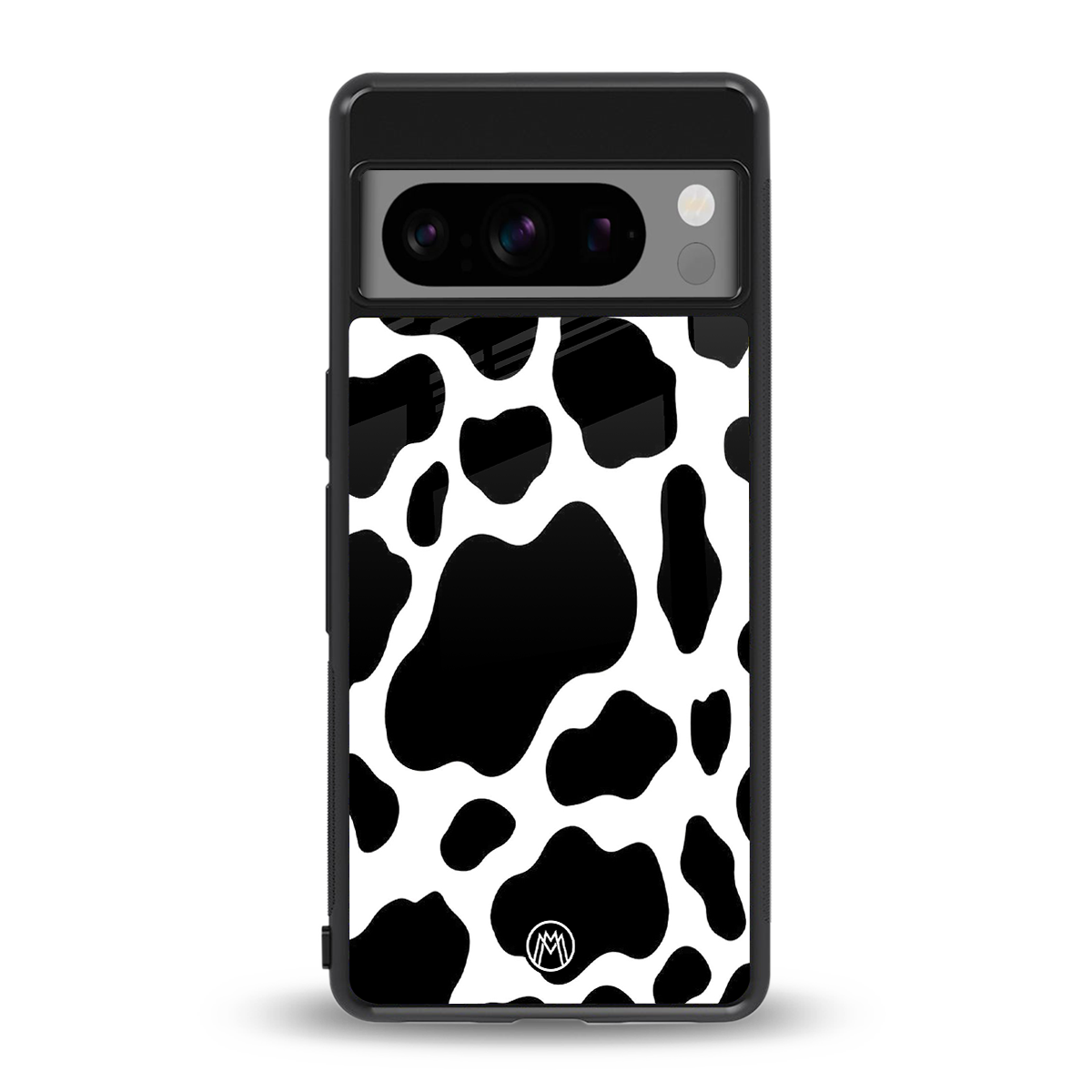cow fur back phone cover | glass case for google pixel 8 pro