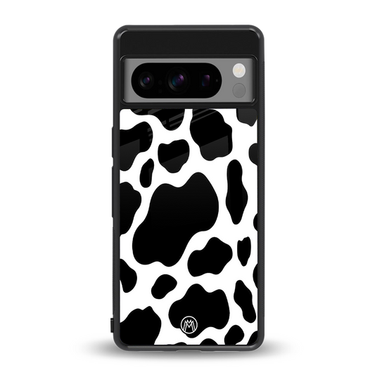 cow fur back phone cover | glass case for google pixel 8 pro