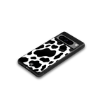 cow fur back phone cover | glass case for google pixel 8 pro
