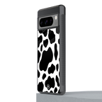 cow fur back phone cover | glass case for google pixel 8 pro