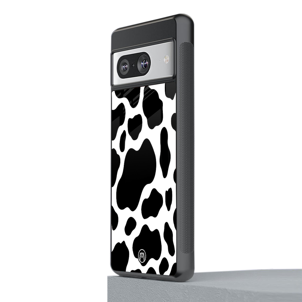 cow fur back phone cover | glass case for Google Pixel 8