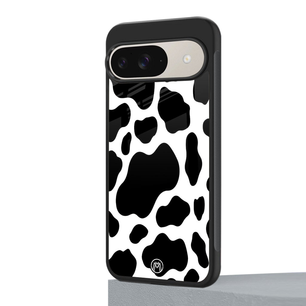 cow fur back phone cover | glass case for google pixel 9