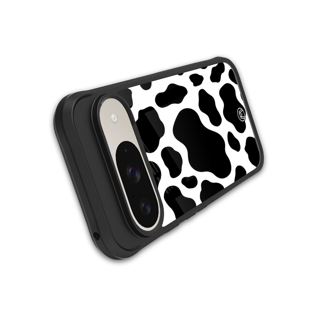 cow fur back phone cover | glass case for google pixel 9