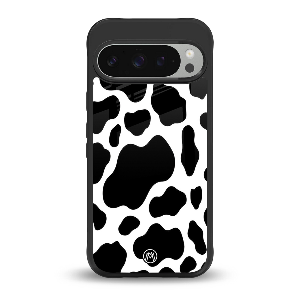 cow fur back phone cover | glass case for google pixel 9 pro
