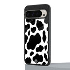 cow fur back phone cover | glass case for google pixel 9 pro