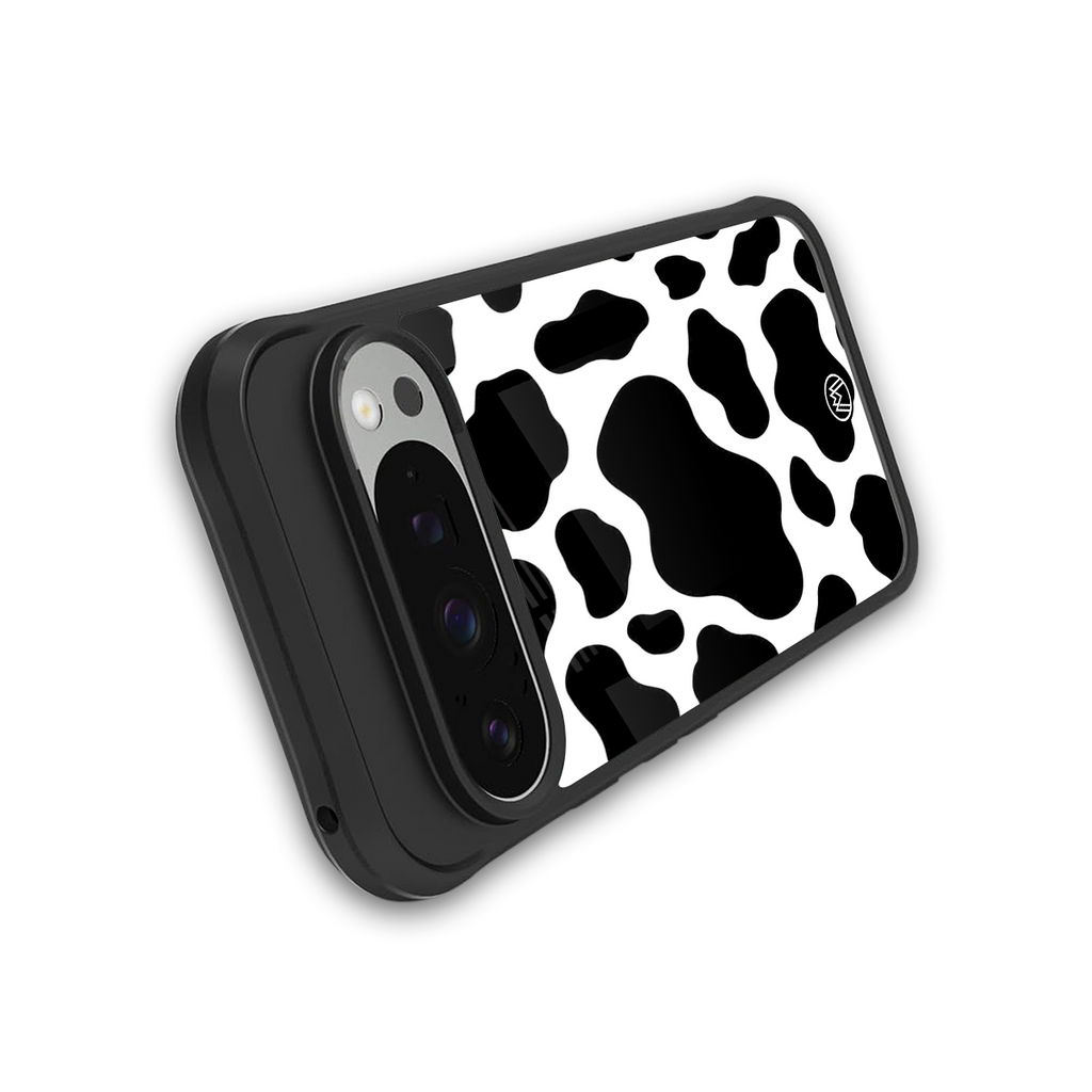 cow fur back phone cover | glass case for google pixel 9 pro