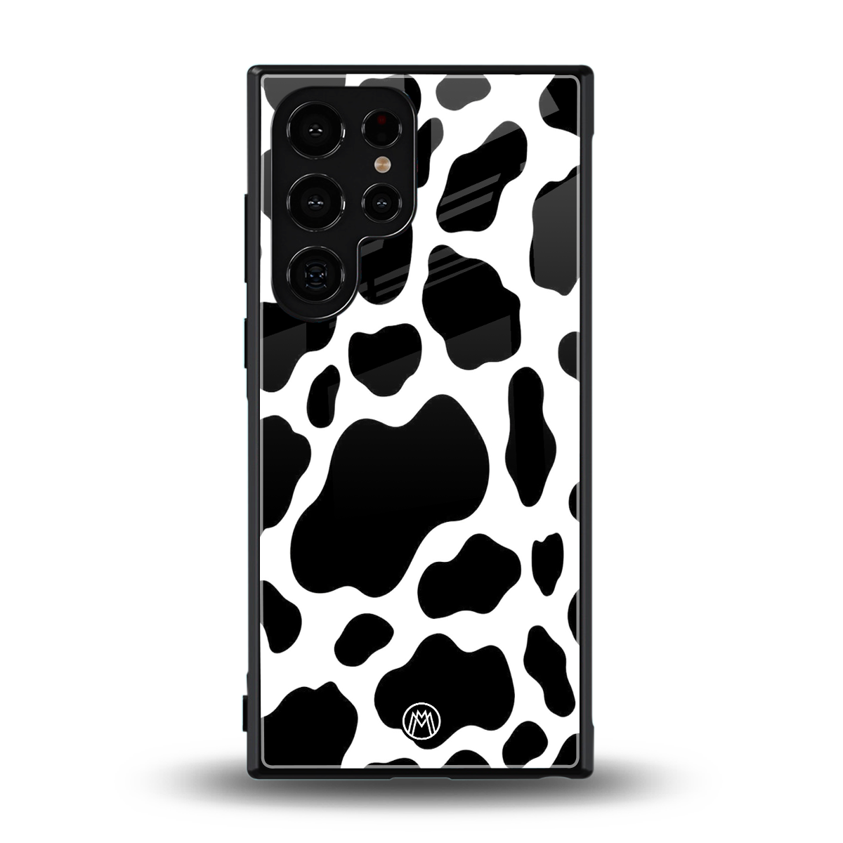 cow fur back phone cover | glass case for samsung galaxy s24 ultra