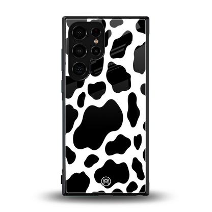 cow fur back phone cover | glass case for samsung galaxy s24 ultra