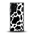 cow fur back phone cover | glass case for samsung galaxy s23 ultra