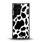 cow fur back phone cover | glass case for samsung galaxy s23 ultra