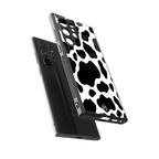 cow fur back phone cover | glass case for samsung galaxy s23 ultra
