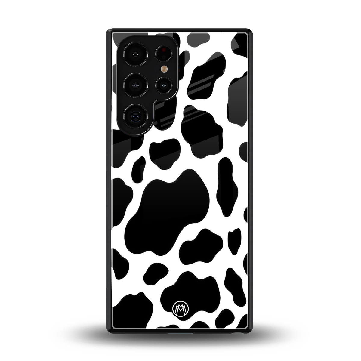 cow fur back phone cover | glass case for samsung galaxy s25 ultra