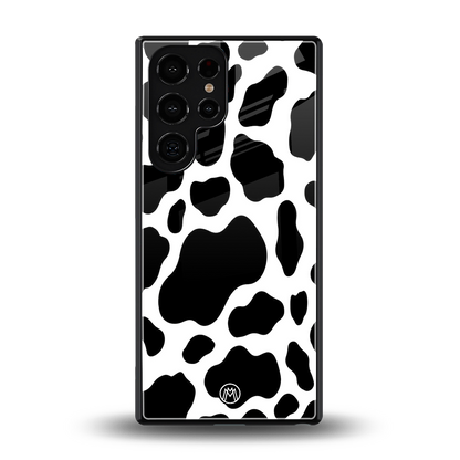 cow fur back phone cover | glass case for samsung galaxy s25 ultra
