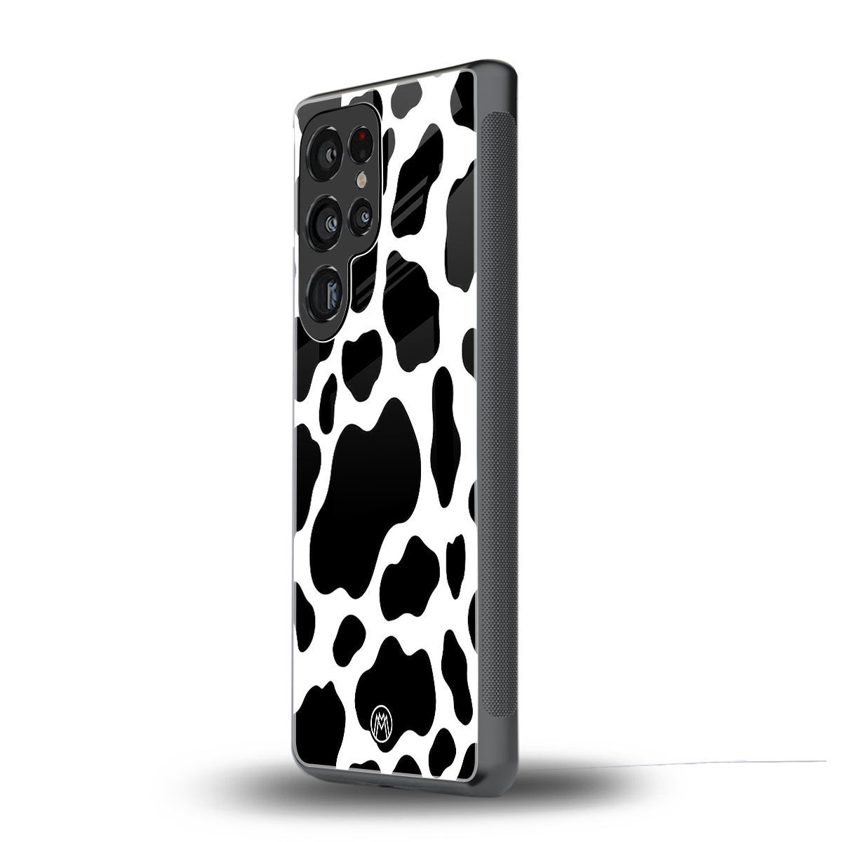 cow fur back phone cover | glass case for samsung galaxy s25 ultra