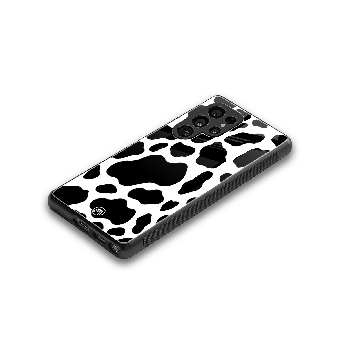 cow fur back phone cover | glass case for samsung galaxy s25 ultra