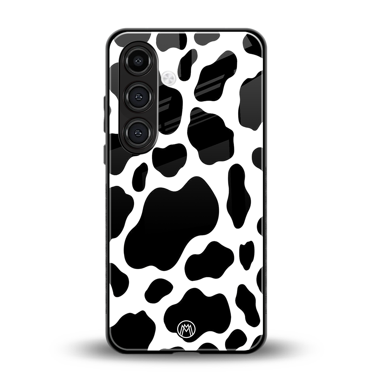 cow fur back phone cover | glass case for samsung galaxy s23 plus