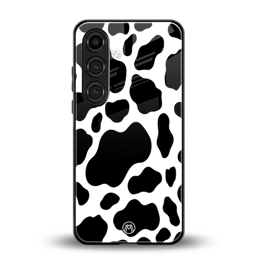 cow fur back phone cover | glass case for samsung galaxy s23 plus