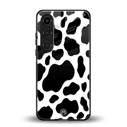 cow fur back phone cover | glass case for samsung galaxy s24 fe